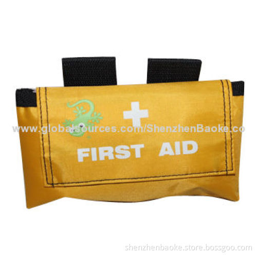 Belt bicycle first aid kit with medical essentials, custom your order